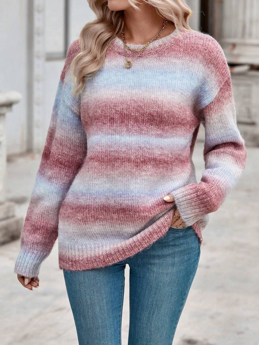 EMERY ROSE Bóng Thả vai Áo len - Nhiều màu - Xem 1