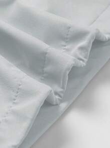 Manfinity Homme Men Colorblock Letter Printed Drawstring Hooded Jacket - Army Green - View 5