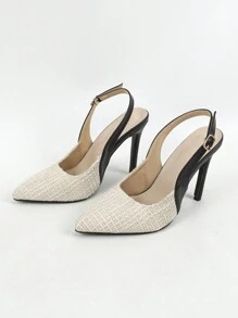 Women's High Heel Pointed Toe Shoes - Multicolor - View 3