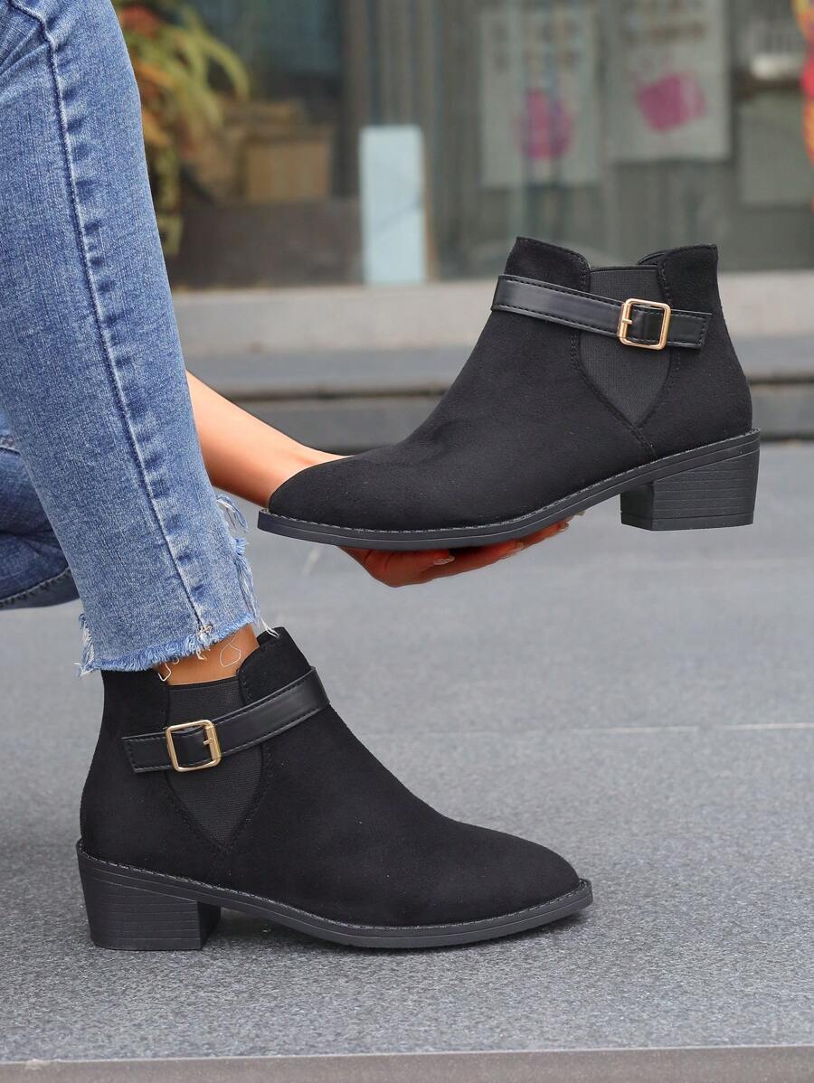 Của phụ nữ Giày ống Ankle Và Giày bốt ngắn - màu đen - Xem 1