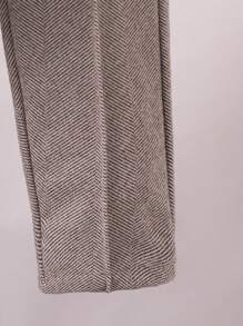 SHEIN Conjunto De Chaqueta De Traje Con Solapa Para Jovencito Y Pantalones Casuales