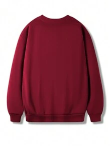 Manfinity Homme Men Christmas Print Sweatshirt - Red - View 2