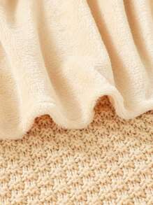 SHEIN Young Girl Leopard Bow Front Flounce Sleeve Dress - Apricot - View 6