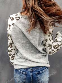 Christmas Print Raglan Sleeve Sweatshirt