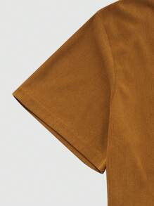 Manfinity Homme Maglietta casual a maniche corte con blocchi di colore per uomo in taglie grandi, adatta per uscire