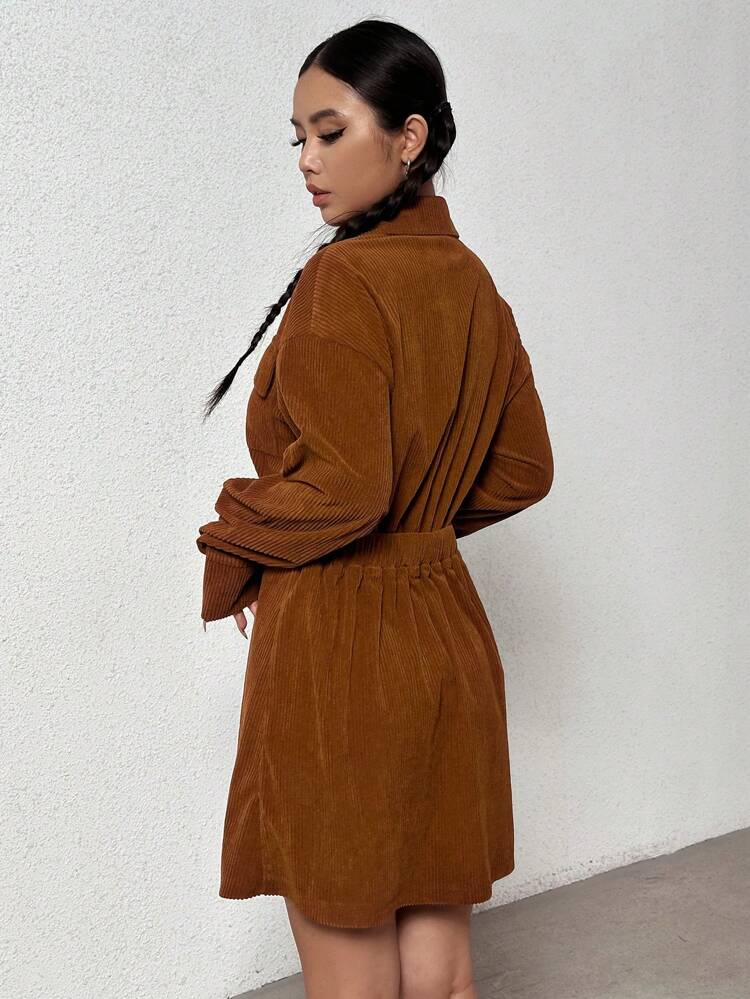 Women's Corduroy Dress Fall Cloth For Women
