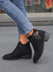 Của phụ nữ Giày ống Ankle Và Giày bốt ngắn - màu đen - Xem 2