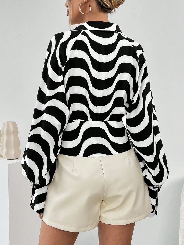Wavy Design Shirt