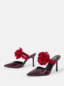 CUCCOO SZL Women's High-heeled Shoes - Burgundy - View 1