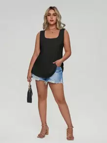 Calvaya Plus Solid Tank Top