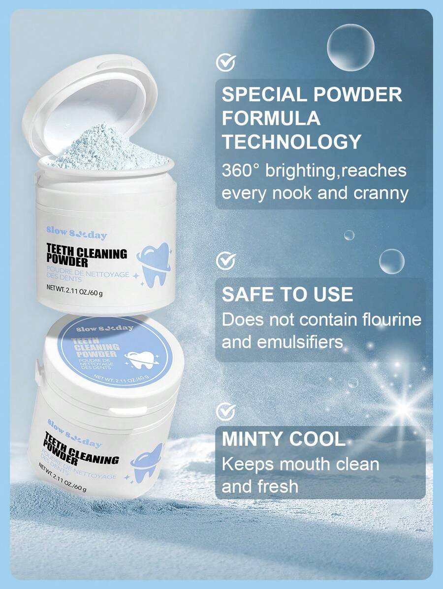 SLOWSUNDAY™ Teeth Cleaning Powder SHEIN USA