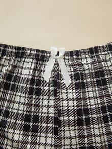 Plus 3pcs Plaid Print Sleep Pants - Multicolor - View 3