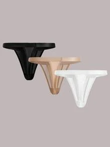 Ocili Bragas tipo tanga de mujer de tela de punto cómoda y casual, de colores variados y con un ligero estiramiento - Multicolor - Ver 2