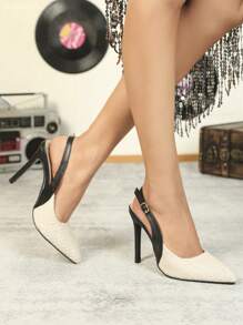 Women's High Heel Pointed Toe Shoes - Multicolor - View 1