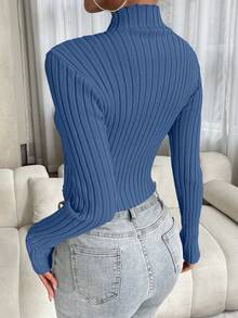 SHEIN Essnce Jersey De Moda Para Mujer - Azul - Ver 2
