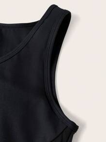 Lifespree Solid High Stretch Sports Set - Black - View 10