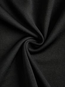 Vintamour 复古风格女式鱼尾露肩连衣裙 - 黑與白 - 查看 10