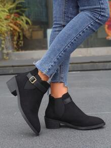 Của phụ nữ Giày ống Ankle Và Giày bốt ngắn - màu đen - Xem 4