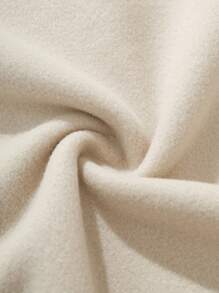 INAWLY Plus Figure & Floral Graphic Drop Shoulder Sweatshirt Pullover Fall Sweatshirt - Beige - View 4