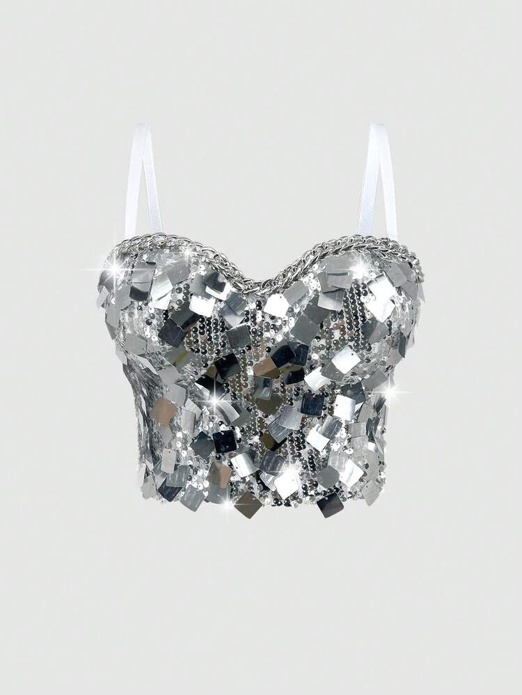 Women's Sparkly Cami Top