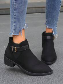 Của phụ nữ Giày ống Ankle Và Giày bốt ngắn - màu đen - Xem 7