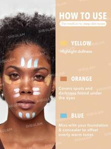 SHEGLAM Correcteur De Teint Like Magic-Correcteur De Teint Liquide Couleur PêChe Correcteur De Teint Longue Tenue Couvrance Totale Anti-Cernes Hydratant Toute La JournéE En Apesanteur Anti-Cernes NoëL Hiver Remise De DiplôMe Anniversaire Vacances ÉTé Automne Y2K ÉLéGant Mode Femmes Maquillage CosméTique FêTe Plage Voyage Camping Plein Air ÉCole Campus Excursion Festivals DéCoration Cadeau PréSent Rose Fille Cosplay Meilleur Couleur Charme Ambiance