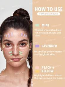 SHEGLAM Correcteur De Teint Like Magic-Correcteur De Teint Liquide Couleur PêChe Correcteur De Teint Longue Tenue Couvrance Totale Anti-Cernes Hydratant Toute La JournéE En Apesanteur Anti-Cernes NoëL Hiver Remise De DiplôMe Anniversaire Vacances ÉTé Automne Y2K ÉLéGant Mode Femmes Maquillage CosméTique FêTe Plage Voyage Camping Plein Air ÉCole Campus Excursion Festivals DéCoration Cadeau PréSent Rose Fille Cosplay Meilleur Couleur Charme Ambiance