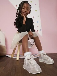 Mini mi 兒童運動鞋 - 香檳色 - 查看 5