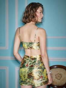 Alice McCall Allover Print Figure Graphic Cami Top