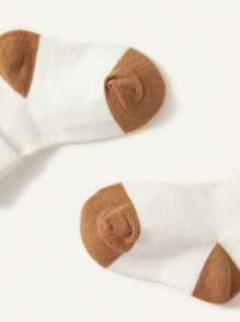 Cozy Pixies 6pairs/pack Cute Dinosaur Pattern Baby Socks With Folded Cuff - Multicolor - View 5