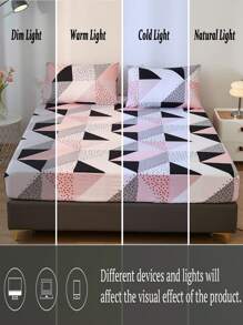 3pcs In Hình học Sợi siêu mịn Bộ - Nhiều màu - Xem 8