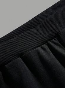 Manfinity Hypemode Heren Letters & vlinder Geprint Casual Shorts