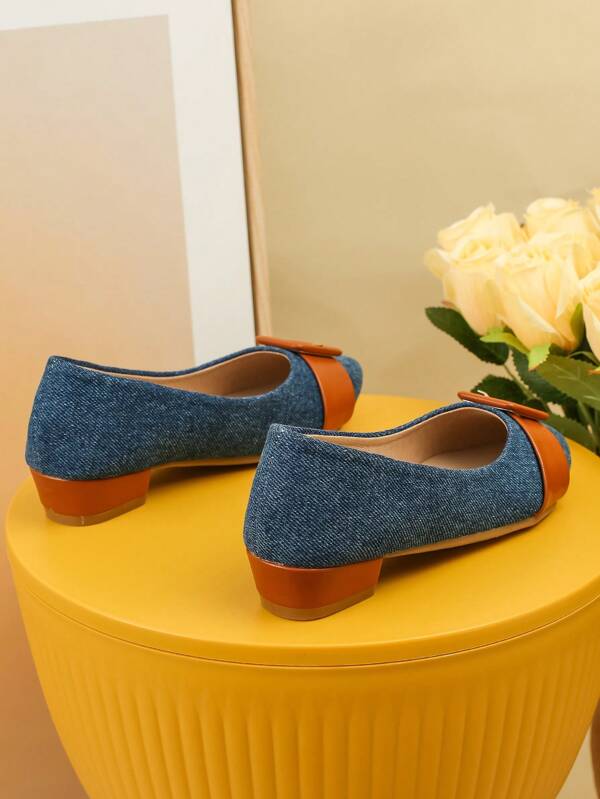 Fashionable Low Heeled Denim Children's Shoes for Sale Australia New