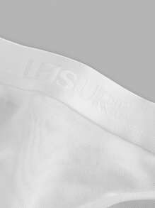 Ocili 3 piezas Calzoncillos de cintura con cinta con letra - Multicolor - Ver 9