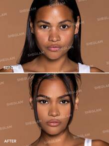 SHEGLAM Full Coverage Foundation Balm Sample-Cappuccino Long Lasting Flawless Moisturizing Foundation Oil-Control Color Corrector Concealer Pore-Less Cover Blemish Non-Greasy Non-Caking Smoother-Looking Cream Foundation Christmas Winter Foundation Graduation Birthday Holiday Summer Fall Autumn Y2K Fancy Fashion Women Makeup Cosmetic Party Beach Travel Camping Outdoors School Campus Trip Festivals Decor Gift Present Rose Girl Cosplay Best Color Charm Vibe