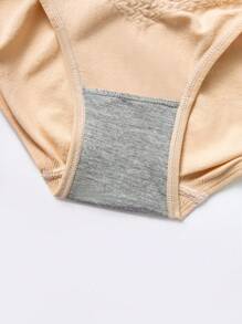 Shein Underwear&Sleepwear Basics 3 piezas Calzoncillos unicolor inconsútil