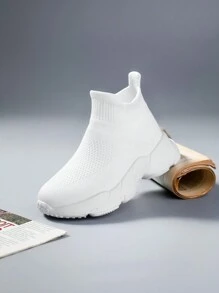Top Alto Confortável E Suave Ocasional Infantil Botas