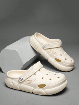 Kids' Hollow Out Outdoor Beach Sandals, White, Boys