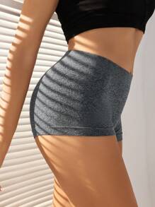 Solid Skinny Boyshorts - Dark Grey - View 4