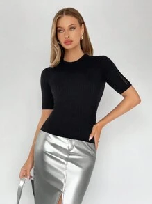 BizChic 女款半高領針織上衣