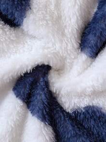 SHEIN Young Girl Cow Pattern Zip Up Coat Without Sweater - Multicolor - View 4