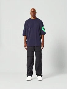 SUMWON Oversized Fit Tee With California Graphic Print