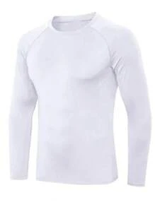 Manfinity Homme Paquete de 3 camisetas casuales de manga raglán larga y color liso para hombre, para salir