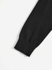 SHEIN EZwear 聖誕圖案套頭毛衣 - 彩色 - 查看 3