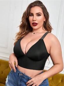 Women's Plus Size Wireless Bra 2 Packs