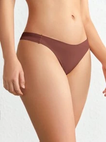 Ocili Brasier sólido sin costuras con costuras en la parte trasera del borde inferior"} (Note: "Brief" refers to underwear and "Back Side Seams