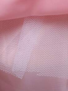 Girls' Pink Princess Dress With Long Skirt For Formal Occasions - Pink - View 3