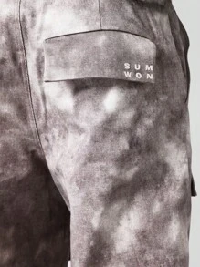 SUMWON Straight Fit Pocket Trouser With Graphic - Multicolor - View 6