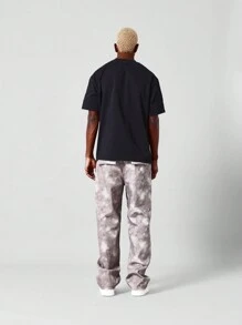 SUMWON Straight Fit Pocket Trouser With Graphic - Multicolor - View 4