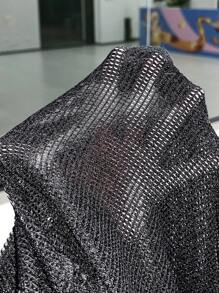 SHEIN ICON Cắt ra phía trước Lưới Cami Unitard Áo liền thân - màu đen - Xem 7